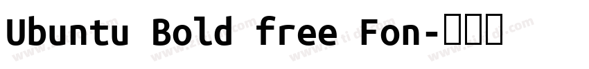 Ubuntu Bold free Fon字体转换